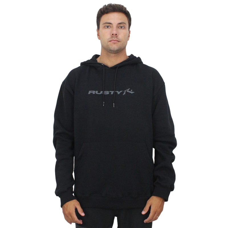 Moletom Extra Grande Rusty Stick Preto