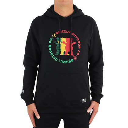 Moletom Grizzly Faceoff Hoodie Black