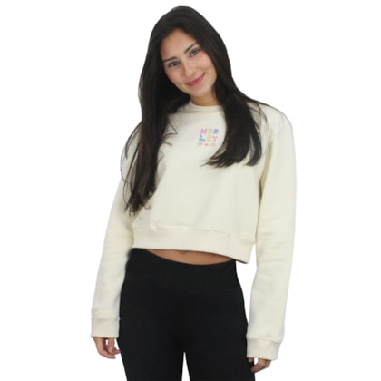 Moletom Hurley Flower Off White