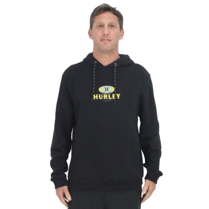 Moletom Hurley Retro Waves Preto