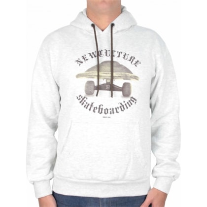 MOLETOM NEW SKATE SHER CANGURU FECHADO CINZA MESCLA MOLETOM NEW SKATE SHER CANGURU FECHADO CINZA MESCLA