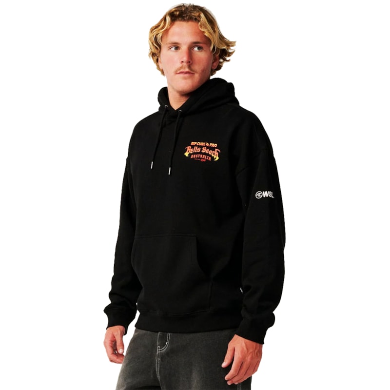 Moletom Rip Curl Bells Beach Pro Black Importado