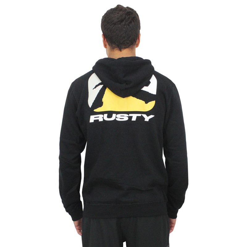 Moletom Rusty Canguru Phenom Preto