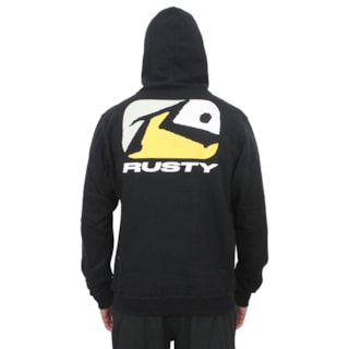 Moletom Rusty Canguru Phenom Preto