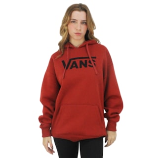 Moletom Vans Classic V Oversized Red Ochre