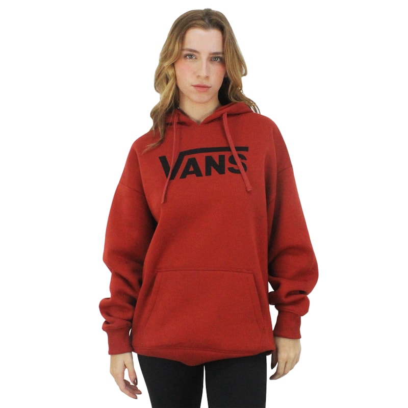 Moletom Vans Classic V Oversized Red Ochre