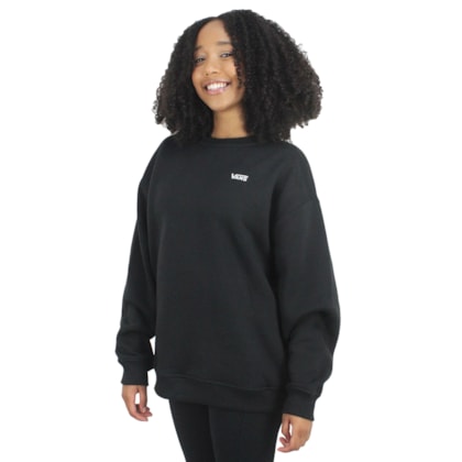 Moletom Vans Flying V Oversized Crew Black