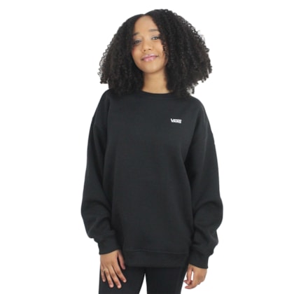 Moletom Vans Flying V Oversized Crew Black