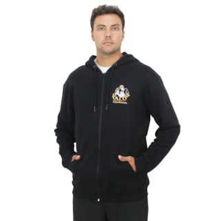 Moletom Volcom Canguru Grindit Preto