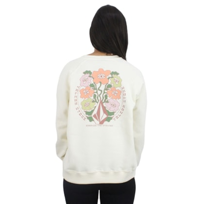 Moletom Volcom Grow Off White
