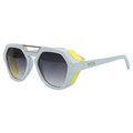 Óculos de Sol Evoke Avalanche D07 Silver Light Metal Shine Lemon Gray Gradiente