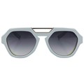 Óculos de Sol Evoke Avalanche D07 Silver Light Metal Shine Lemon Gray Gradiente