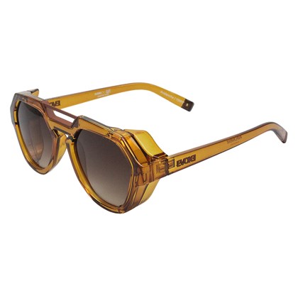 Óculos de Sol Evoke Avalanche Yago Dora Crystal Ambar Caramel Brown Gradient