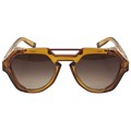 Óculos de Sol Evoke Avalanche Yago Dora Crystal Ambar Caramel Brown Gradient