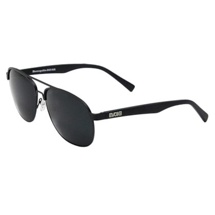 Óculos de Sol Evoke Kosmopolite DS5 02A Matte Black Silver Gray Óculos de Sol Evoke Kosmopolite DS5 02A Matte Black Silver Gray