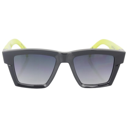 Óculos de Sol Evoke Time Square AE01 Black Lemon Silver Gray Gradient
