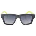Óculos de Sol Evoke Time Square AE01 Black Lemon Silver Gray Gradient