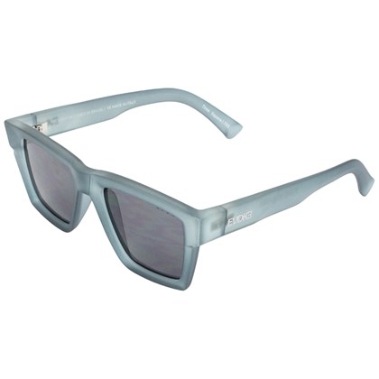 Óculos de Sol Evoke Time Square T03 Crystal Blue Matte Silver Gray Total