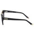 Óculos de Sol Evoke Upper III A01B Black Matte Gold Blue Flash Mirror