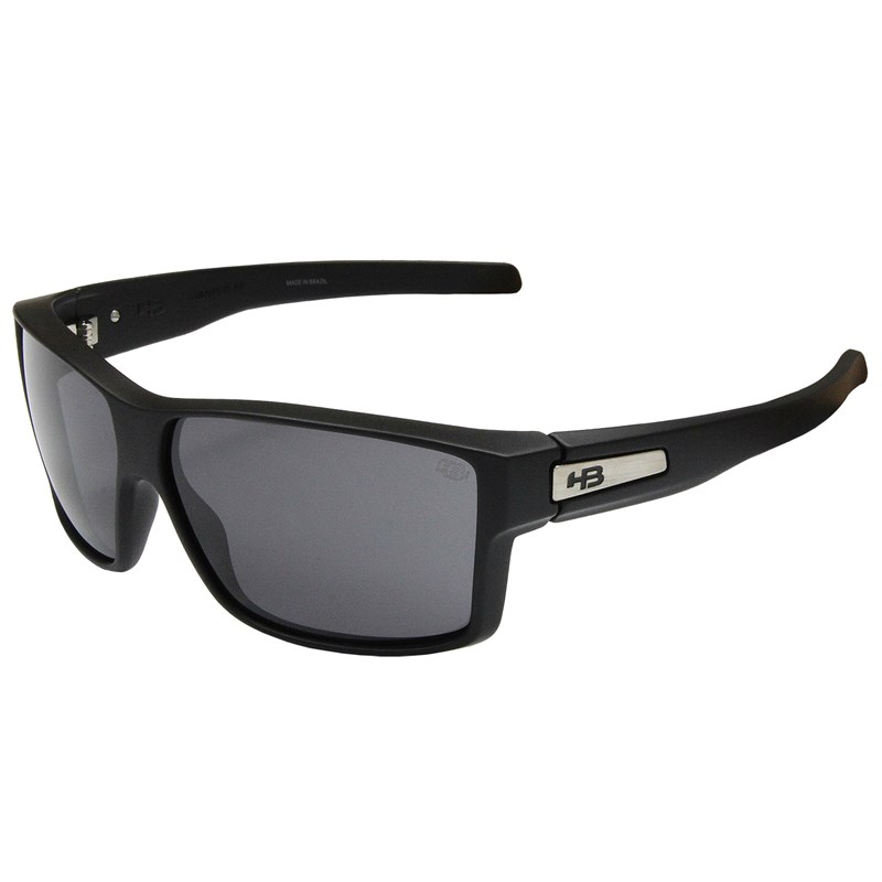 Óculos de Sol HB Big Vert Matte Black Gray Lenses