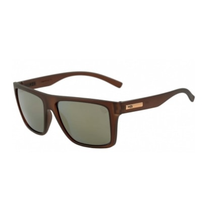 Óculos de Sol HB Floyd Matte Brown Gold Chrome Lenses Óculos de Sol HB Floyd Matte Brown Gold Chrome Lenses