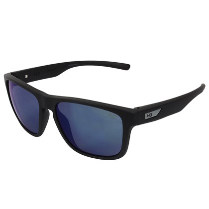Óculos de Sol HB H-Bomb Matte Black Blue Chrome