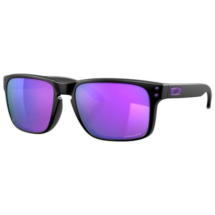 Óculos de Sol Oakley Holbrook Matte Black Prizm Twilght Violet Iridium Óculos de Sol Oakley Holbrook Matte Black Prizm Twilght Violet Iridium