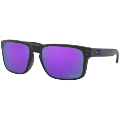 Óculos de Sol Oakley Holbrook Matte Black Prizm Violet Óculos de Sol Oakley Holbrook Matte Black Prizm Violet
