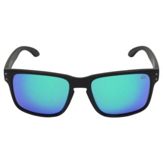 Óculos de Sol Quiksilver Biarritiz Preto Verde Espelhado