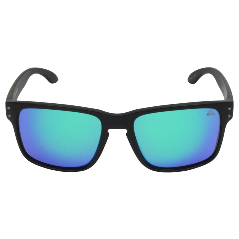Óculos de Sol Quiksilver Biarritiz Preto Verde Espelhado