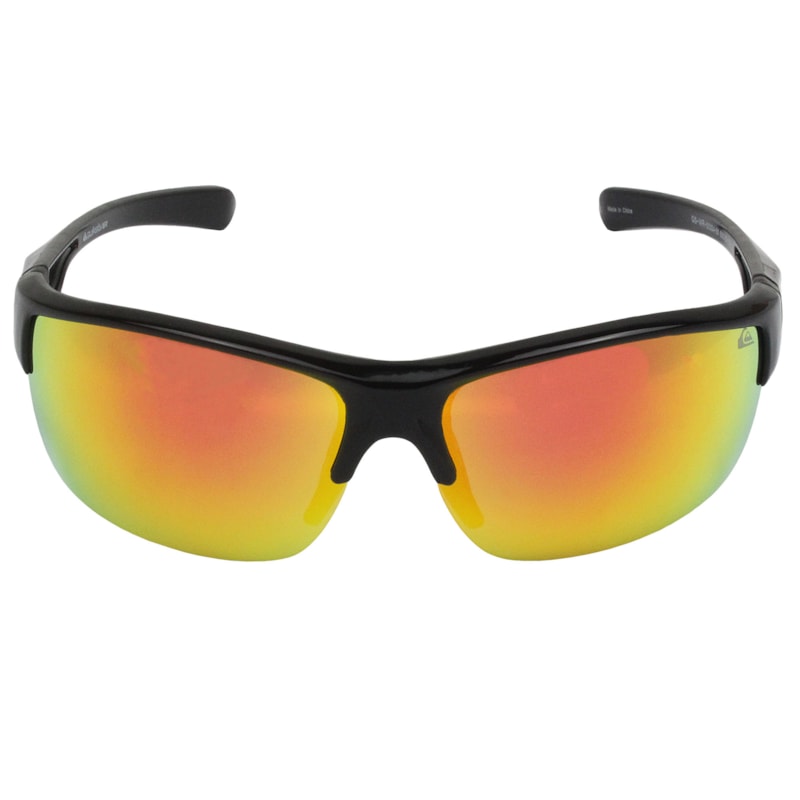 Óculos de Sol Quiksilver Malibu Preto Vermelho Espelhado