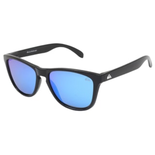 Óculos de Sol Quiksilver Maresias Preto Azul Espelhado