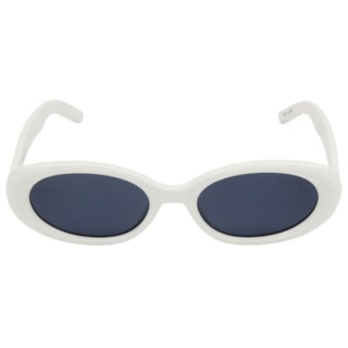 Óculos de Sol Roxy Lush Branco Azul Polarizado