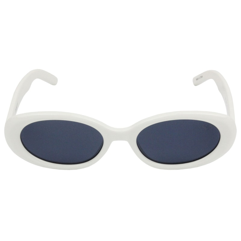 Óculos de Sol Roxy Lush Branco Azul Polarizado
