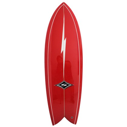 Prancha de Surf MSD Surfboards Fish Retrô Biquilha 5.10