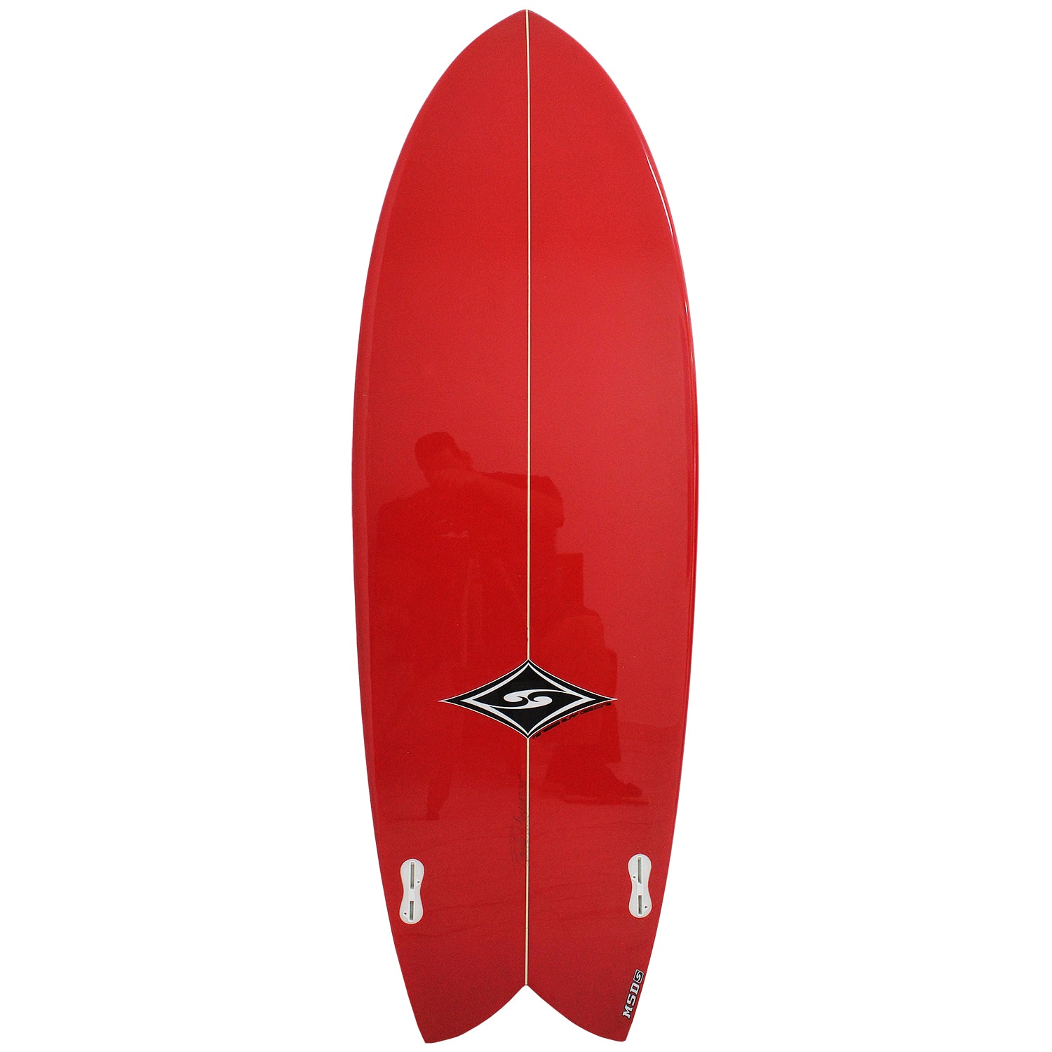 Prancha de Surf MSD Surfboards Fish Retrô Biquilha 5.10