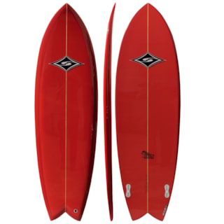 Prancha de Surf MSD Surfboards Twin Fish Retrô Biquilha 5.9