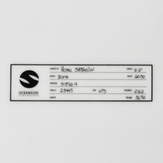 Prancha de Surf Oceanside Fish Zuma 6'2
