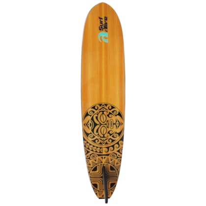 Prancha Decorativa Surf Alive Longboard Maori