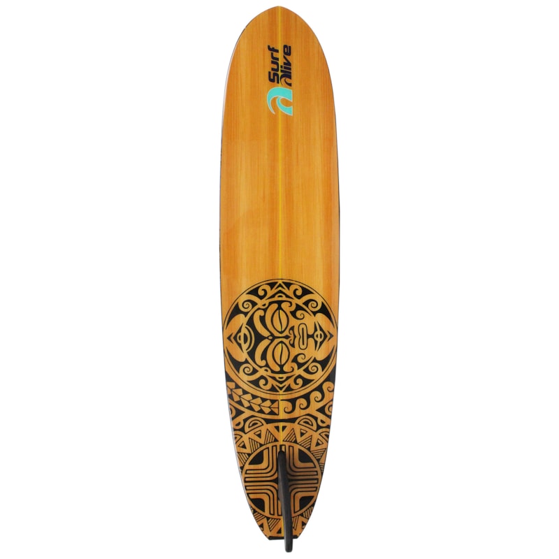 Prancha Decorativa Surf Alive Longboard Maori