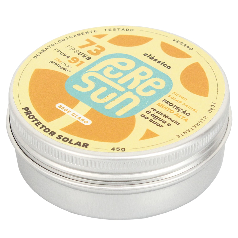Protetor Solar Facial Pure Sun Dia a Dia 73+ Bege Claro