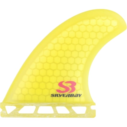 Quilha Silver Bay DT SB4 Quadriquilha Matt Honey Amarela Quilha Silver Bay DT SB4 Quadriquilha Matt Honey Amarela