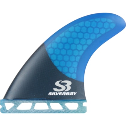 Quilha Silver Bay Future SB5 Matt Half Carbon Azul Quilha Silver Bay Future SB5 Matt Half Carbon Azul
