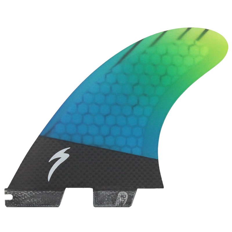 Quilha Super Fins Honeycomb Large Black Blue