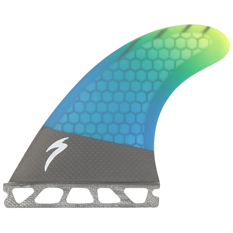 Quilha Super Fins Honeycomb Média Black Blue