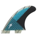 Quilha Super Fins Honeycomb Medium Black Blue