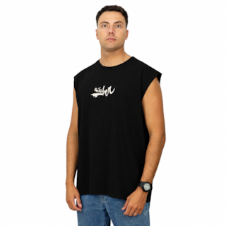 Regata Quiksilver Impaired Logo DNA Preta