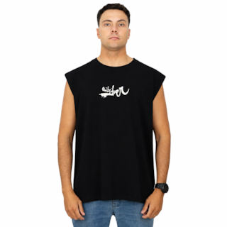 Regata Quiksilver Impaired Logo DNA Preta