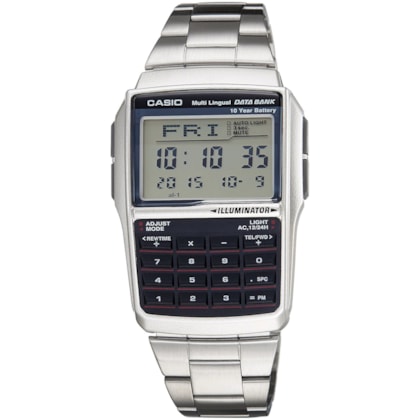 Relógio Casio Masculino Data Bank DBC-32D-1ADF