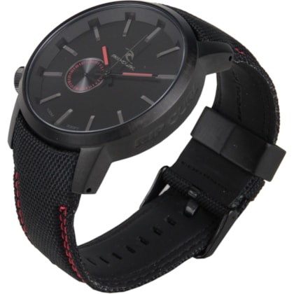 Relógio Rip Curl Detroit Mick Fanning Midnight Leather Black